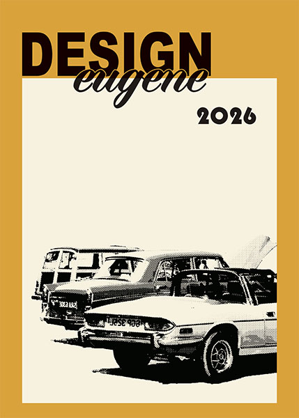 A small snippet of a retro themed mini program: Design Eugene.